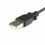 Cavo da USB a Micro USB Startech UUSBHAUB1M      USB A Micro USB B Nero