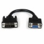 Cavo DVI-I a VGA Startech DVIVGAMF8IN     Nero 0,2 m