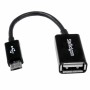 Cavo Micro USB Startech UUSBOTG       USB A Micro USB B Nero