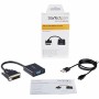 Adattatore DVI-D con VGA Startech DVI2VGAE       0,19 m Nero