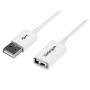 Cavo USB Startech USBEXTPAA3MW     USB A Bianco