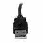 Cavo USB A con USB B Startech USBAB3ML       Nero