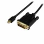 Adattatore DisplayPort a DVI Startech MDP2DVIMM3BS     Nero