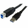 Cavo USB A con USB B Startech USB3SAB3MBK 3 m Nero