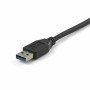 Cavo USB A con USB C Startech USB31AC1M      Nero