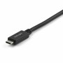 Cavo USB A con USB C Startech USB31AC1M      Nero