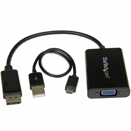 Adattatore DisplayPort con SVGA Startech DP2VGAA       Nero