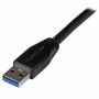 Cavo USB A con USB B Startech USB3SAB10M      Nero