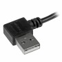 Cavo da USB a Micro USB Startech USB2AUB2RA1M     Nero