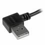 Cavo da USB a Micro USB Startech USB2AUB2RA2M     Nero