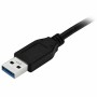 Cavo USB A con USB C Startech USB315AC1M      Nero