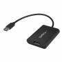 Adattatore USB Startech USB32DPES2      Nero