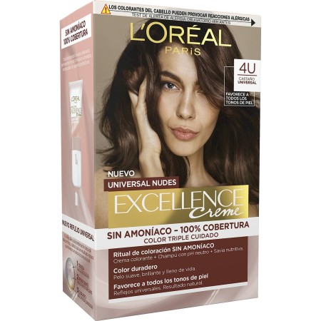 Tintura Permanente L'Oreal Make Up Excellence Castano