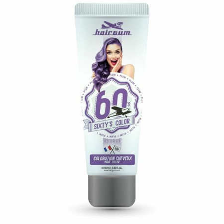 Colorazione Semipermanente Hairgum Sixty's Color Prugna (60 ml)