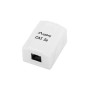 Connettore RJ45 Categoria 5 UTP Lanberg OU5-0001-W Bianco