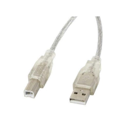 Cavo USB A con USB B Lanberg CA-USBA-12CC-0050-TR Trasparente 5 m (5 m)