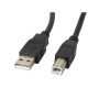 Cavo USB 2.0 A con USB B Lanberg Nero