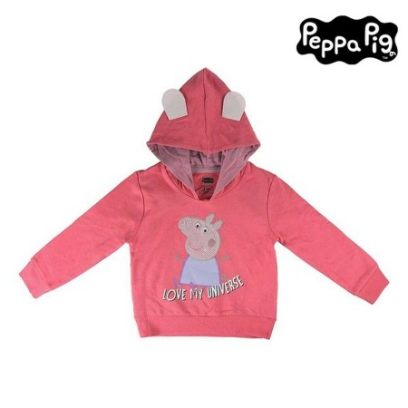 Felpa con Cappuccio da Bambina Peppa Pig 74230 Rosa