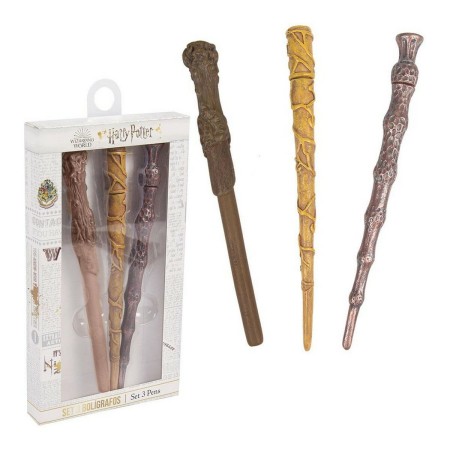 Set di Penne Harry Potter Marrone (3 pcs)