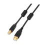 Cavo USB 2.0 A con USB B Aisens A101-0010 Nero 3 m