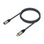 Cavo USB-C Aisens A107-0635 Grigio 1 m