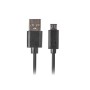 Cavo Micro USB Lanberg CA-USBM-20CU-0010-BK Nero 1 m