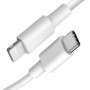 Cavo USB-C a Lightning 3GO C138 Bianco 1 m