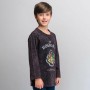 Maglia a Maniche Lunghe Bambino Harry Potter Grigio Grigio scuro