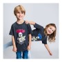 Maglia a Maniche Corte per Bambini The Mandalorian Nero