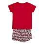 Pigiama Estivo Minnie Mouse Rosso