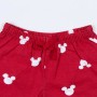 Pigiama Estivo Minnie Mouse Rosso Grigio