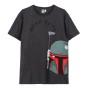 Maglia a Maniche Corte Uomo Boba Fett Grigio Grigio scuro Adulti