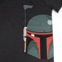 Maglia a Maniche Corte Uomo Boba Fett Grigio Grigio scuro Adulti