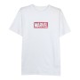 Maglia a Maniche Corte Uomo Marvel Bianco Adulti