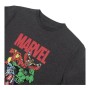 Maglia a Maniche Corte Uomo Marvel Grigio Grigio scuro Adulti