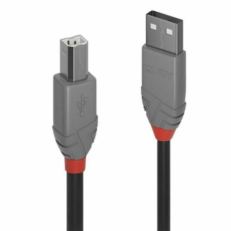 Cavo USB A con USB B LINDY 36672 Nero 1 m