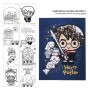 Set di Cancelleria Harry Potter Azzurro 16 Pezzi