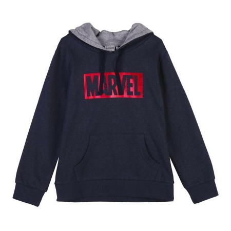 Felpa con Cappuccio Bambino Marvel Blu scuro