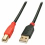 Cavo USB A con USB B LINDY 42761 10 m Nero Multicolore