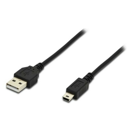 Cavo USB A con USB B Digitus by Assmann AK-300130-018-S Nero