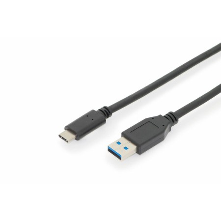 Cavo USB A con USB C Digitus AK-300146-010-S 10 GB/s Nero 1 m