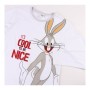 Pigiama Looney Tunes Grigio Donna