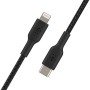 Cavo USB-C a Lightning Belkin CAA004BT2MBK 2 m Nero