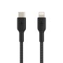 Cavo USB-C a Lightning Belkin CAA004BT2MBK 2 m Nero