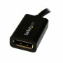 Adattatore Mini DisplayPort con DisplayPort Startech MDP2DPMF6IN Nero