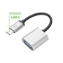 Cavo USB A con USB C Celly PROUSBCUSBDS Argentato