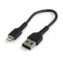 Cavo USB a Lightning Startech RUSBLTMM15CMB Nero 15 cm