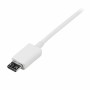 Cavo da USB a micro USB Startech USBPAUB1MW Bianco 1 m