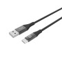 Cavo da USB-C a USB Celly USBTYPECCOLORBK Nero 1 m