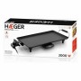 Piastra griglia liscia Haeger GR-200.010A Nero 2000 W